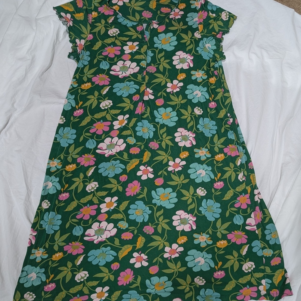 Gudrun Sjoden Floral Green Dress